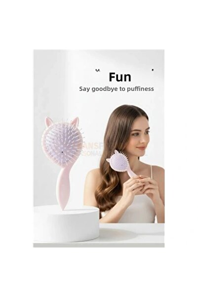 shopwave فرشاة شعر طبيعية مضادة للكهرباء الساكنة - مشط لفك تشابك الشعر