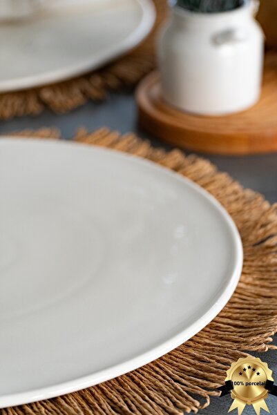 Heda Porselen 2-Piece 32 cm Porcelain Lean Pizza Plate