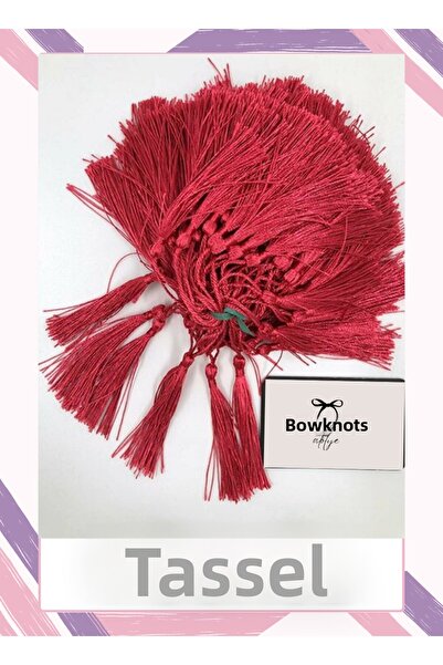 Fiyonks Atölye Tassel, Bookmark, Decoration, Invitation Tassels 50 Pieces