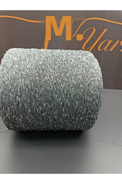 Pİ Yarn خيط حياكة يدوي من سيم إيل، 300 جرام، فضي