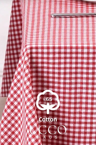 UCCO Gingham Tablecloth 160X160 Cm, Table Cloth, Picnic Cloth