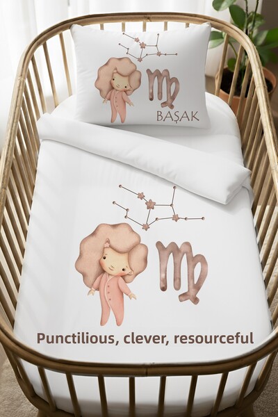 Little Hippo طقم غطاء سرير للأطفال من باشاك بيرسي مقاس 60x100 سم