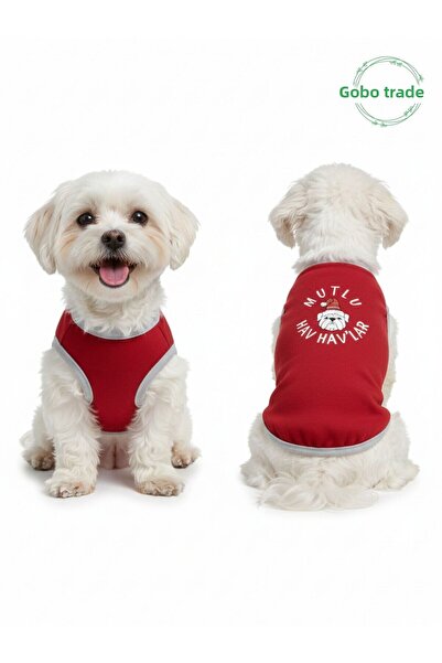 Gobo Mutlu Hav Hav'Lar New Year's Themed Cat and Dog Outfit Dress New Year Design Small/S/Size 1