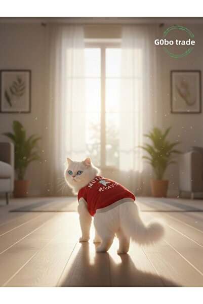 Gobo Merry Meows Christmas Themed Cat and Dog Outfit Dress Christmas Designed Small/S/Size 1