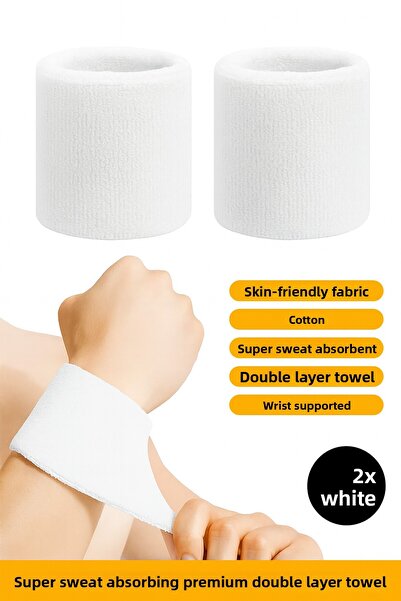GAZELMANYA 2 Pcs Towel Wristbands Hand Wristbands Football Basketball Tennis ...