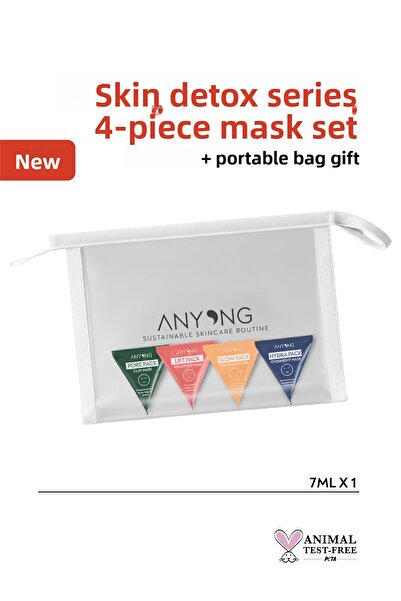 Anyong Skin Detox Series 4-Piece Mask Set