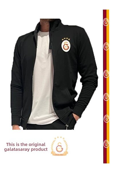 Galatasaray Ανδρικό μαύρο μπουφάν με άδεια χρήσης