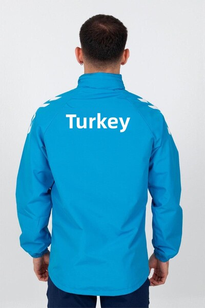 hummel Line National Team Raincoat Turquoise