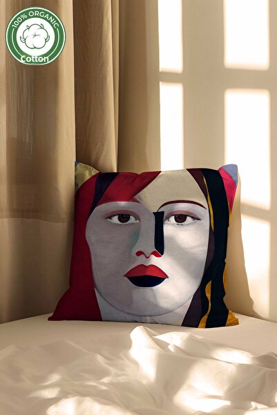 MOSHEYA HOME Double Sided Digital Printed 100% Cotton Decorative Throw Pillow...