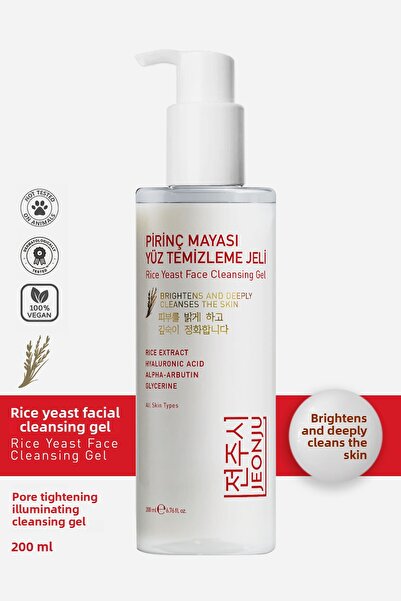 JEONJU جل تنظيف الوجه بخميرة الأرز