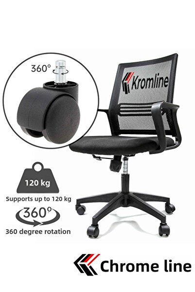 Cromline Office Sofa Chair Wheel 5 Pieces with 50 Mm Pins