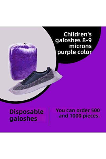Derme نماذج أغطية أحذية الأطفال (سماكة 8-9 ميكرون) 1000 قطعة