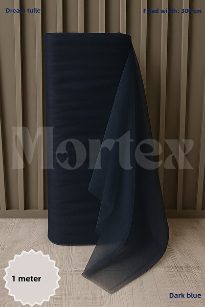 Mortex تول أزرق داكن من نوع Hayal مقاس 1 متر، الأكثر ثباتًا مقاس 3 أمتار، لتز...