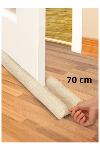 Deko Dekor Anti-Wind Fiber-Filled Stylish Beige Linen Heat Insulation Sponge ...