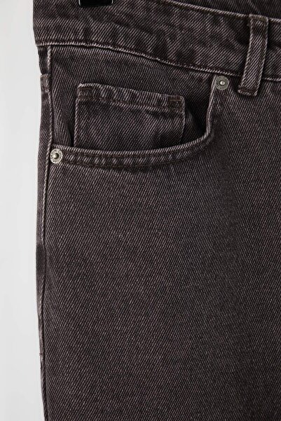 Trendyol Collection Καφέ άνετη εφαρμογή Τζιν Παντελόνι TMNAW23JE00104