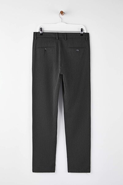 Trendyol Collection Ανδρικό υφαντό παντελόνι καπνιστό TMNAW26PL00030