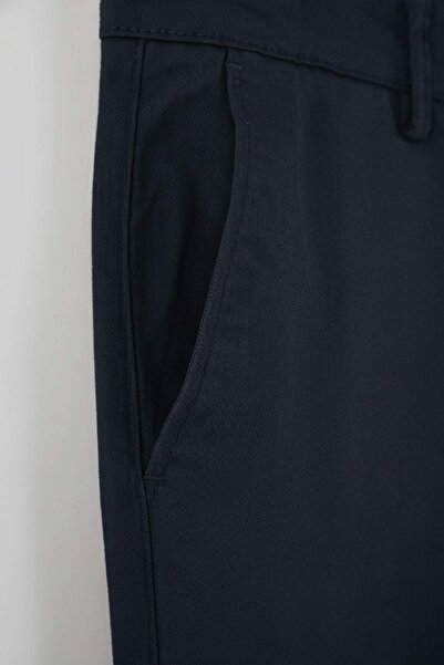 Trendyol Collection Сині чоловічі штани з габардинової тканини TMNAW26PL00026