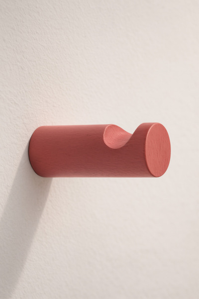 od orient design Antik Pembe - İskandinav Stili Ahşap Askı