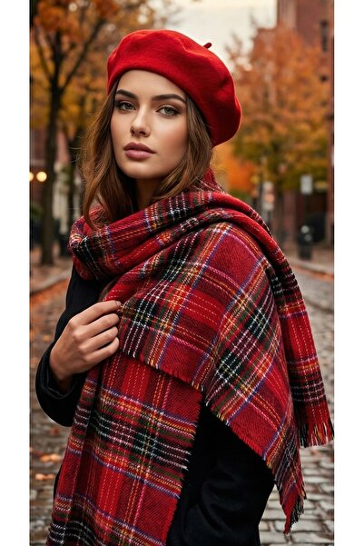 CAP BROS Ressam Beresi and Puffy Kaşkol Set Two-In-One