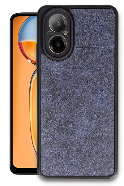 NewFace غطاء جلدي من نوع Aras لهاتف RDBYDN Realme 12 Lite (102936) - أزرق داكن