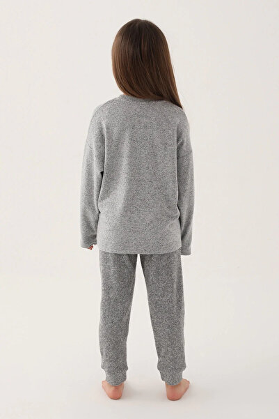 Rolypoly Σετ φόρμας για κορίτσια σε γκρι μακρυμάνικο