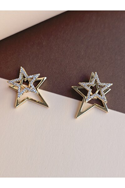 XUPİNGS JEWELRY Xuping Yıldız Küpe - Paslanmaz Çelik