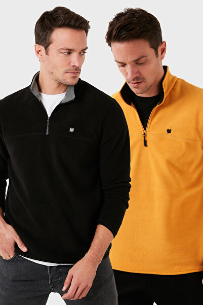 Buratti قصة ضيقة مضاد للتكتل، لا يسبب تكتل الشعر، مبطن بالصوف مقاوم للبرد، عبوة من قطعتين من الصوف للرجال من POLA