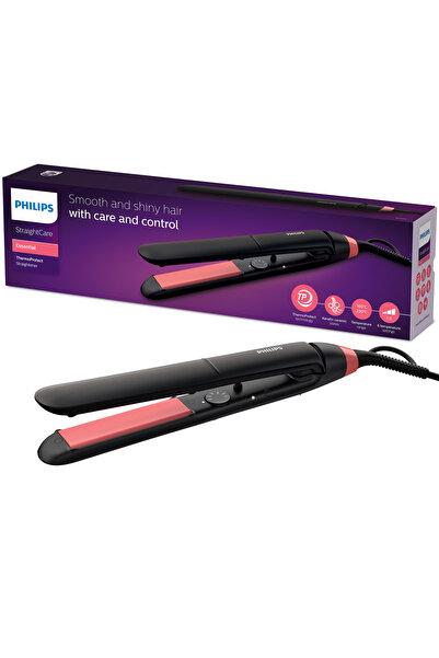 Philips Žehlička na vlasy StraighCare Essential BHS376/00, technologie ThermoProtect, s obsahem keratinu