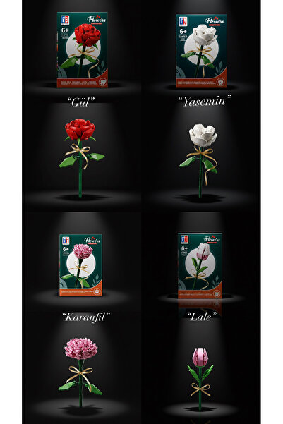 Bricks Solmayan Çiçek Lego (Rastgele Gönderim)