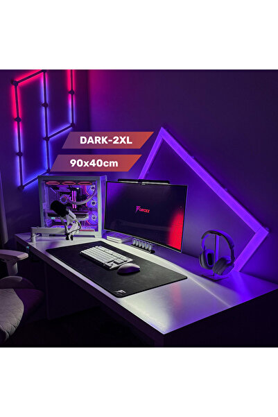 Forcex Signature Gaming Mousepad ماوس باد –Waterproof, Large Extended Non-Slip Pad (XX-Large (90*40 cm))