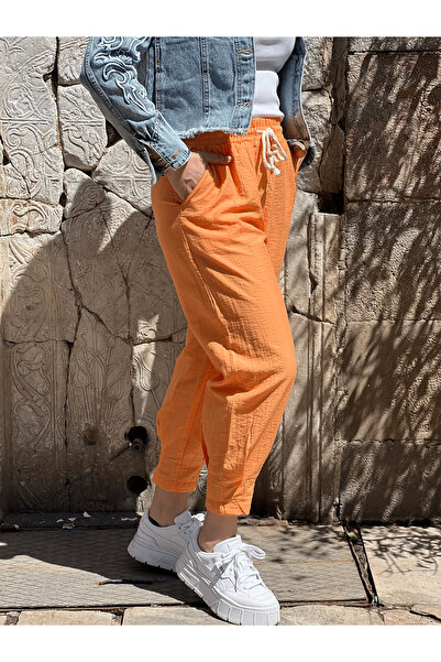 Lady Pixie Жіночі штани з підвернутими штанинами - Штани з еластичним поясом