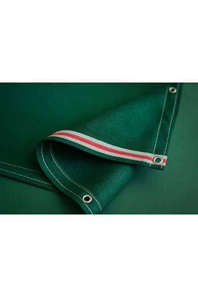 içel çadır Green Tulle Shading Net for Any Size, Garden Fence Netting, Balcony Tulle - with Eyelets and Column Strips