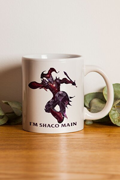gavebutik هدية رأس السنة الجديدة كوب مطبوع عليه "I'm Shaco Main" Leuge Of Legend