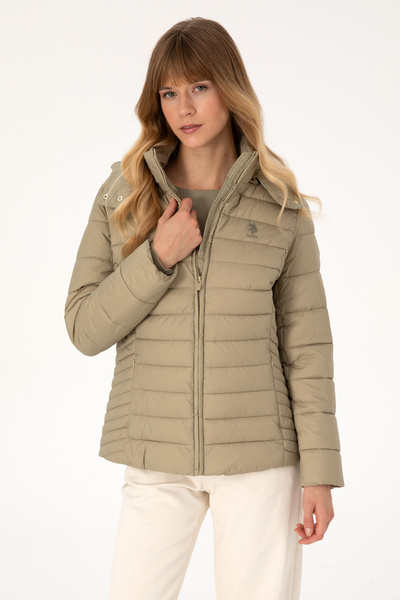 U.S. Polo Assn. Women's Light Khaki Coat 50307935-Vr183
