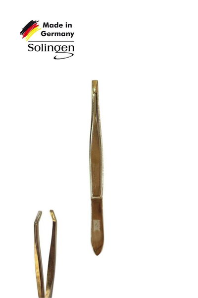 Solingen HSK Solingen Altın Kaplama Düz Cımbız WM6505