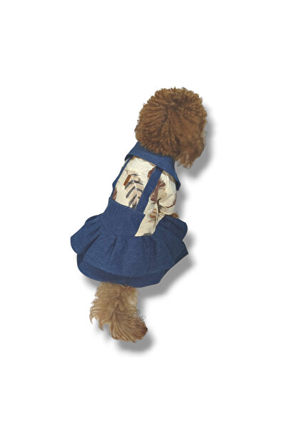 STE Kot Deyalı Dişi Köpek Elbisesi – Tasma İçin Özel İlikli – Spor ve Rahat