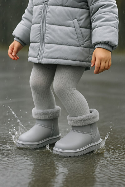 CRAFT MODA Αδιάβροχες χειμερινές μπότες με επένδυση από γούνα για μητέρα και παιδί – Συμβατό μοντέλο συνδυασμού