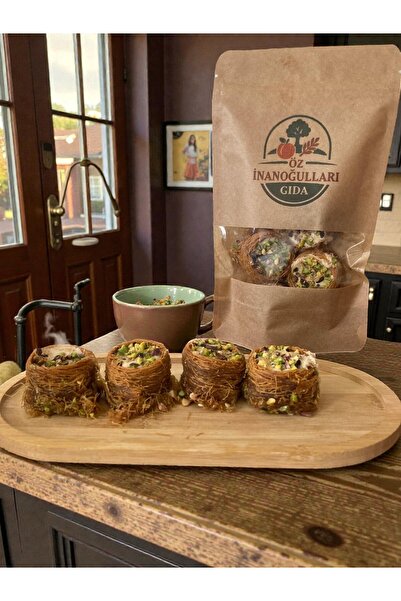 ÖZ İNANOĞULLARI GIDA KAYMAKLI FISTIK FINDIK KREMALI BÜLBÜL YUVASI 1 KG