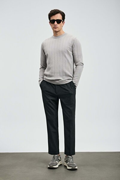 Lufian 112090155 Kent Kazak Men's Sweatshirt Gray