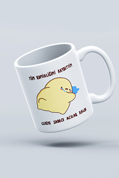 gavebutik I Lost All My Funny Got Pain Back" Cartoon Character Printed Gift Mug Cup