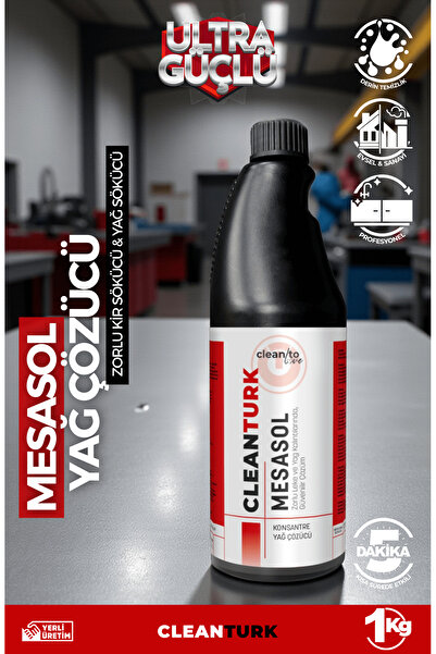 Mesa Kimya Mesasol Ağır Yağ Çözücü ve Sökücü Davlumabaz Mutfak Fırın Jant Yağ...