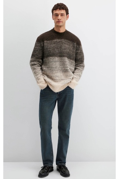 Mavi M0710381-70251 Πουλόβερ με λαιμόκοψη ανδρικό φούτερ ΚΑΦΕ