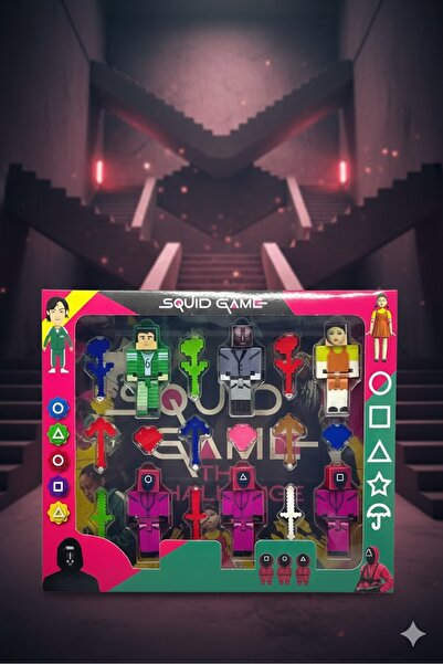 SCOWETTO SQUID Game 18 Parça 6 Figürlü Set Oyuncak
