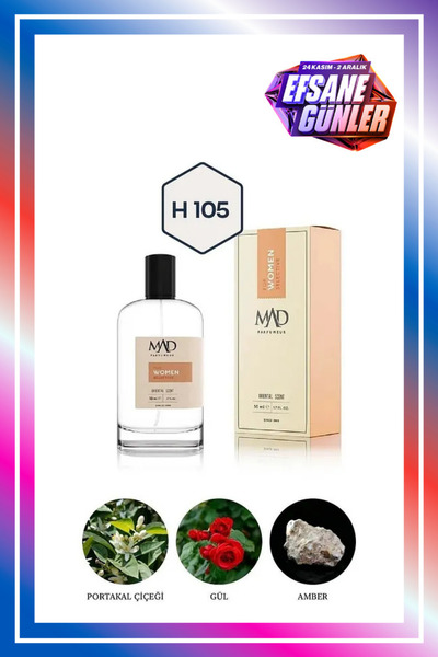 Mad Parfüm Mad H105 Selective 50 ml Kadın Parfüm | Oryantal - Çiçeksi