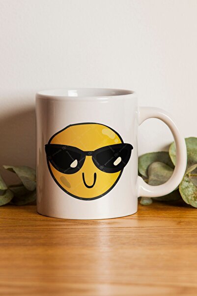 gavebutik كوب هدية مطبوع عليه عبارة "Cool Face