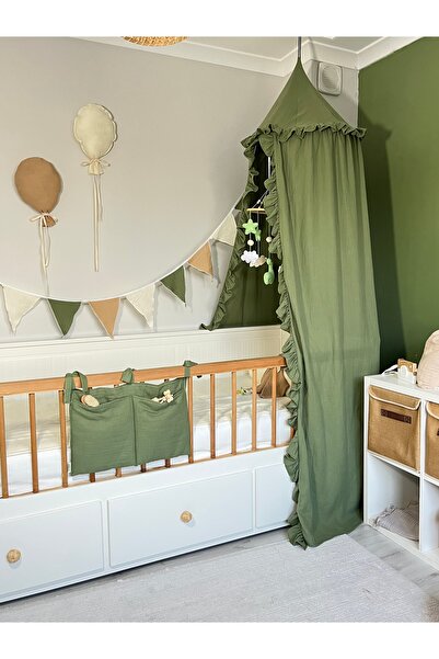 Hubb Müslin fırfırlı bebek Cibinlik çocuk yatağı Cibinlik /kitap okuma alanı ...