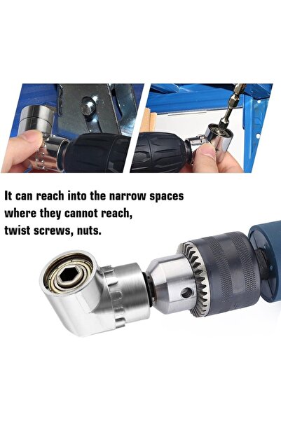 OEM Set de 2 adaptoare de șurubelniță cu unghi de 105 grade, 6,35 mm