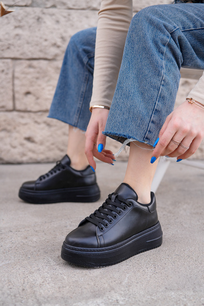 Saks Gardrop Delit Μαύρο Ματ Δέρμα - Ελαφρύ και Ορθοπεδικά Γυναικεία Αθλητικά...