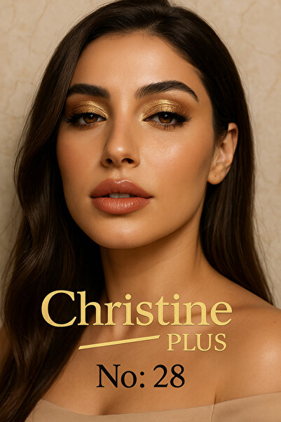 Christine Plus Toz Yapıda İnce Işıltılı Göz Farı - Kristal Altın No:28 (Eyeshadow)