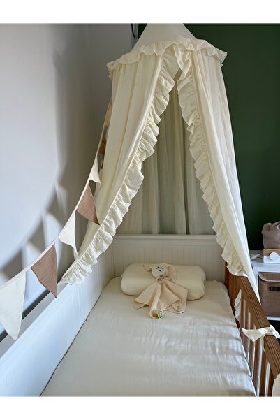 Hubb Müslin fırfırlı bebek Cibinlik çocuk yatağı Cibinlik /kitap okuma alanı ...